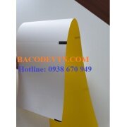 Giấy decal cuộn in tem nhãn mã vạch pvc không keo 80×100