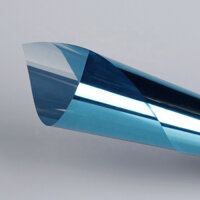 Giấy decal dán kính phim cách nhiệt cửa kính chống nắng nhìn 1 chiều màu xanh biển