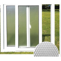 Giấy Decal dán kính Trắng Nhám Ô Vuông làm mờ, Chống nhìn xuyên qua, Giảm bức xạ ánh nắng mặt trời