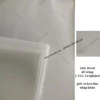 Giấy Decal đế trắng LÁNG A4 Ojilabel - giấy có keo dán nhập khẩu