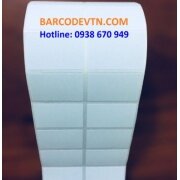 Giấy decal in mã vạch 2 tem cảm nhiệt 30×20