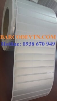 Giấy decal in mã vạch 20×12 mm – tem xi bạc loại 5 tem