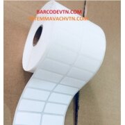 Giấy decal in mã vạch cảm nhiệt 2 tem 35×15