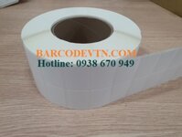 Giấy decal in nhãn barcode 2 tem 34×24mm dùng cho cân điện tử