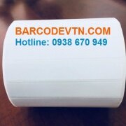 Giấy decal in nhãn mã vạch 20×15 hàng 5 tem vuông góc