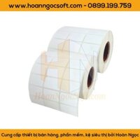 Giấy Decal In Tem Nhãn 3 Liên Khổ 35×22 (mm)