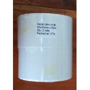 Giấy decal in tem nhãn mã vạch cảm nhiệt 1 tem 50×30