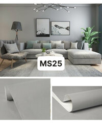Giấy decal màu xám khói vân nổi đẹp dán tường đẹp