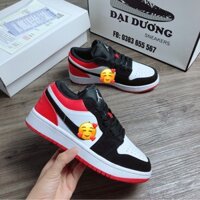 giày 𝗷𝗼𝗿𝗱𝗮𝗻 đen đỏ thấp 𝗷𝗼𝗿𝗱𝗮𝗻 𝟭 đen đỏ 𝗷𝗱 đen đỏ thấp cổ bản trung