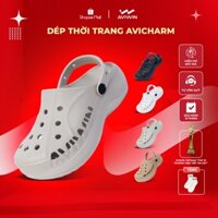 Giày Dép Aviwin Đúc Nguyên Khối Chống Trơn Trượt, Siêu Nhẹ, Đàn Hồi, Thoáng Khí, Dễ Vệ Sinh AVB002