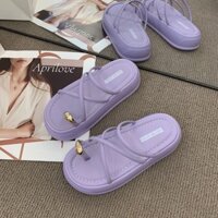 Giày dép bãi biển Đôi giày la mã Han Ban Ngoài mặc tăng Đi nghỉ