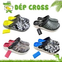 Giày dép Cross bít đầu quai ngang trộn màu mẫu mới DEPCR8BINZ tặng thêm 12 sticker cross