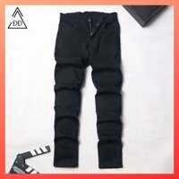 GIẦY đẹp Quần jean nam đen rách gối [FREESHIP] D220 shop Địch Địch chuyên quần rin nam giá tốt 2020 :
