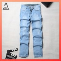 GIẦY đẹp Quần jean nam xanh bạc D153 không co giãn, vải đẹp Shop ĐỊCH ĐỊCH chuyên quần nam giá tốt 2020 : hot