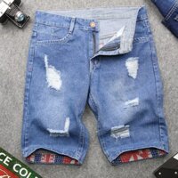 GIẦY đẹp Quần short jean nam xanh nhạt cào rách DD33 Shop ĐỊCH ĐỊCH giá tốt 2020 :