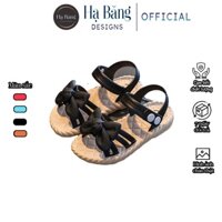 Giày dép sandal cho bé trai bé gái Hạ Băng Designs 1 - 10 tuổi mẫu Nơ