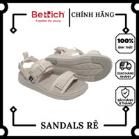 Giày Dép Sandal Nam Nữ 2 Quai Thể Thao Chính Hãng BERICH - MÀU KEM ANK07