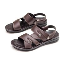 GIÀY DÉP SANDAL QUAI HẬU ĐẾ BẰNG NAM BITA'S SUM.100 (ĐEN + NÂU) - BITAS