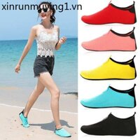 Giày Đi Biển Nam Nữ Chống Trơn Trượt Chống Cắt Lặn Giày Lặn Biển Bơi lội lội Nhanh Khô Đế Mềm Trẻ Em Đi Biển Tất