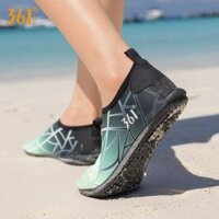 Giày Đi Biển Nam Nữ Lặn Lặn Biển Giày Bơi Sông Giày Mềm Chống Trơn Trượt Chống Cắt Chân Trần Da Giày
