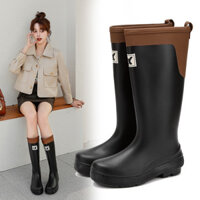 Giày đi mưa cao cấp phong cách mới Phong cách nữ, Giày đi mưa thời trang Giày cao su chống trượt chống mài mòn, Giày dài