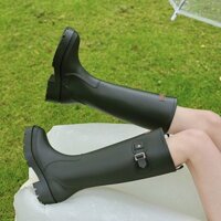 Giày Đi Mưa Đế Dày Nữ Thời Trang Ngoài Mặc Giày Đi Mưa Cao Cấp 2025 Phong Cách Mới Người Lớn Influencer Giày Nước Chống Trơn Trượt Giày Cao Su Chống Thấm Nước