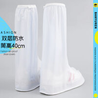 Giày Đi Mưa Nam Nữ Phong Cách Mưa Boot Cover Chống Thấm Nước Giày Bên Ngoài Mặc Mưa Ngày Chống Thấm Nước Chống Trơn Trượt Dày Chống Mài Mòn Giày Nước Cao @ -