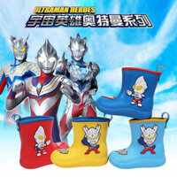 Giày đi mưa trẻ em Ultraman chính hãng mới dành cho nam anh hùng vũ trụ Digasero EVA chất liệu giày bốt nước chống trượt siêu nhẹ