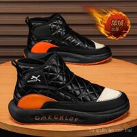 Giày đi tuyết Jue Lang Giày Nam Giày bông dễ phối dày dặn lót nhung mẫu mới bốt bông giữ ấm chống lạnh