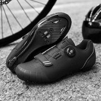 Giày đi xe đạp bằng sợi carbon siêu nhẹ, giày đế, giày xe đạp đường không trượt, giày đua chuyên nghiệp thoáng khí, giày đế kích thước 36-48 OI4N