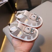 Giày điện thoại Dép trẻ em nam nữ Giày tập đi trẻ em mẫu mới mùa hè cho bé trai bé gái 0 một 1-2 tuổi chống trượt đế mềm bít mũi