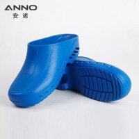 Giày điều dưỡng Annuo giày làm việc trong phòng thí nghiệm thích hợp cho giày đi làm nam nữ chịu nhiệt độ cao TPE y tế chống tĩnh điện dép phòng sạch