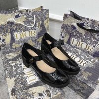 Giày Dior CD Đen Bóng sang chảnh full BOX