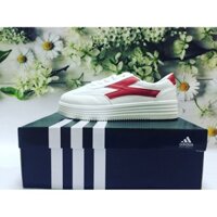 Giầy Đỏ Đen Độn Đế