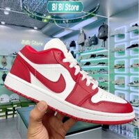 Giày 𝐉𝐨𝐫𝐝𝐚𝐧 Đỏ Trắng 𝐜ổ 𝐭𝐡ấ𝐩 Nam Nữ, Giày Sneaker JD1 Đỏ Trắng Cổ Thấp Thời Trang Cao Cấp Hottrend 2022.bibi sneaker