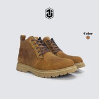 Giày Đốc Nam Crazy Horse J1, Combat Boot Da Ngựa Sáp Đế Khâu Hai Tầng Hot Trend