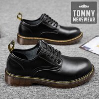 Giày Đốc Nam Da Bò Mềm Cổ Thấp Khâu Đế TOMMY Giày Da Nam Hàn Quốc Trẻ Trung GNK13