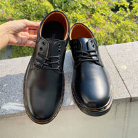 Giày Đốc nam đế kếp chuẩn 5 lỗ xỏ dây , Giày Da nam cao cấp 2024