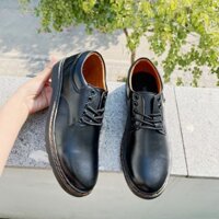 Giày Đốc Nam Đế Kếp Chuẩn 5 Lỗ Xỏ Dây, Giày Da Nam Cao Cấp