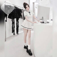 Giày Đốc Nữ Hoạ Tiết M-iu Da Bóng Phong Cách Hàn Quốc Đế Cao 4cm Hàng Loại 1 QC fullbox Đi Làm Đi Chơi Đi Tiệc Đều Xinh