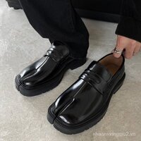 Giày đôi kiểu dáng dày đế, giày da thật cho nam, giày derby cho nữ