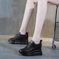 Giày Độn Đế Dành Cho Nữ Da Thật Đế Cao 9.5cm PS695-1500