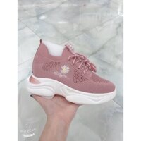 Giày độn đế màu hồng