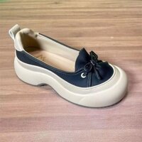 Giày đơn đế mềm hàng hiệu Giày lười mẹ đế dày dễ phối mẫu mới MÙA HÈ THU Giày thường ngày thoáng khí