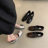 Giày Đơn Đế Mềm Thuyền Giày Slip-On Thời Trang Baotou