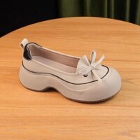 Giày Đơn Nâng Cao Miệng Nông Năm Mới Phù Hợp Với Thoải Mái Một Chân Retro Đế Dày Giày Mẹ Nữ