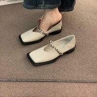 Giày Đơn Slip-On Thời Trang Đế Mềm Chống Trơn Trượt