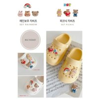 Giày DottodotCrocs  và charms gắn giày Crocs nội địa Hàn Quốc cho bé Dottodot