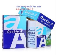 Giấy Double A A4, 80gsm, 90%