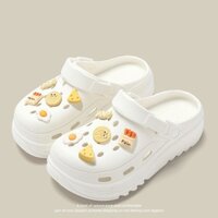 Giày đục lỗ đế dày dành cho nữ, dép đi biển chống trượt hoa đa năng